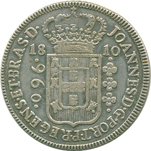 Patacão com legenda de D. João, Príncipe Regente