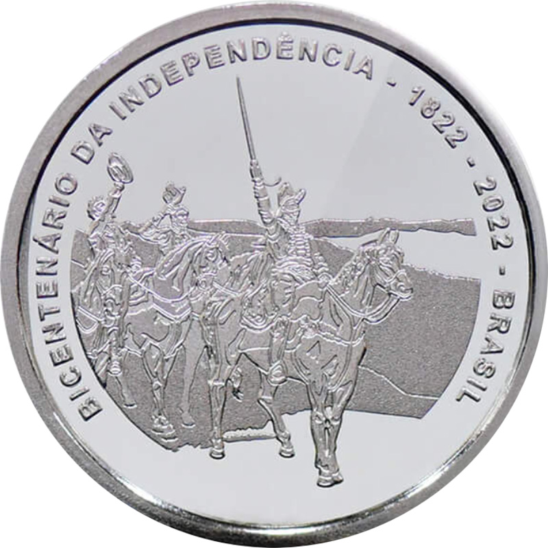 Bicentenário da Independência, moeda de prata