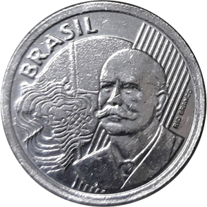 Anverso Moeda R$ 0,50 - 1998-2100 Reais, 2ª. família